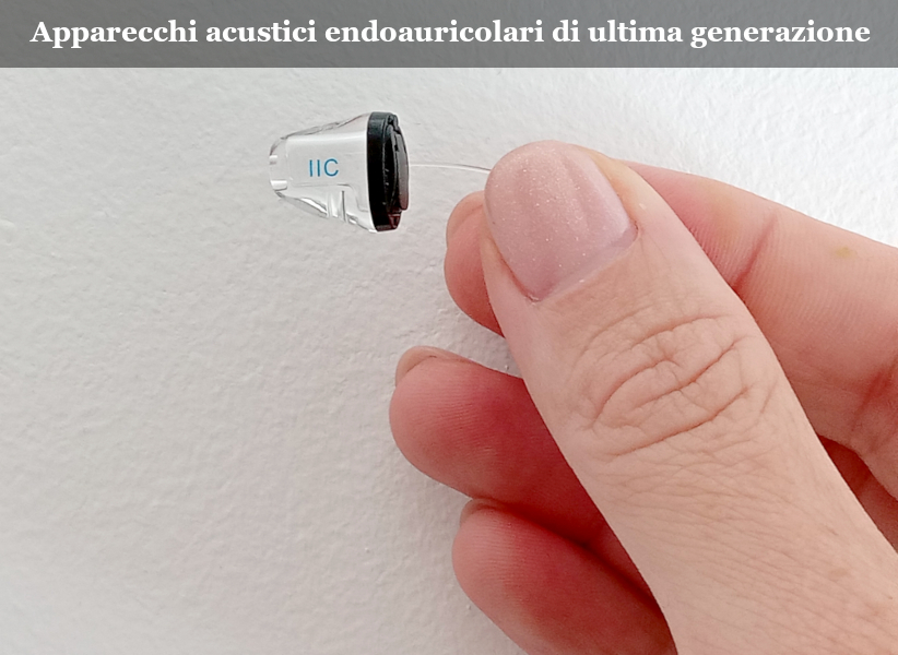 Apparecchi acustici endoauricolari quasi invisibili